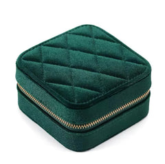 Clever Compartmentalized Design Small Body Hand Moving People Velvet Multifunctional Protection Jewelry Double Storage Box Cleve