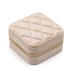 Clever Compartmentalized Design Small Body Hand Moving People Velvet Multifunctional Protection Jewelry Double Storage Box Cleve